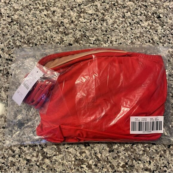 J Crew One Piece Swimsuit 24 Red - Picture 3 of 6